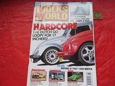 VOLKS WORLD VW MAGAZINE August 2001 DUTCH 17'S-RARE SHOP VAN-BUGGIES-SLAMMED-BUG