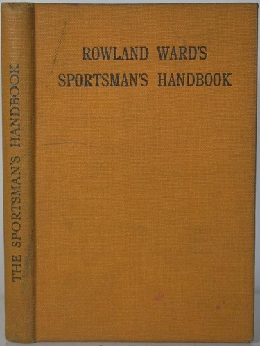 Rowland ward sportsman s - rowland, sportsman's