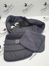 Bugaboo Fox 2 Carrycot Wall Outer, Mattress Cover And Apron - Stormy Blue