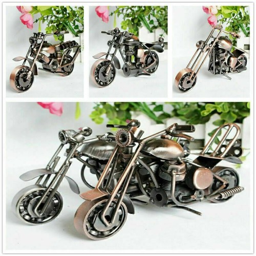 Metal bike sculptures - bike, copper