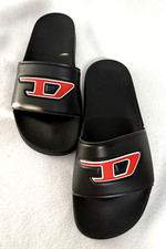 Diesel black slides size Unisex 7.5/38