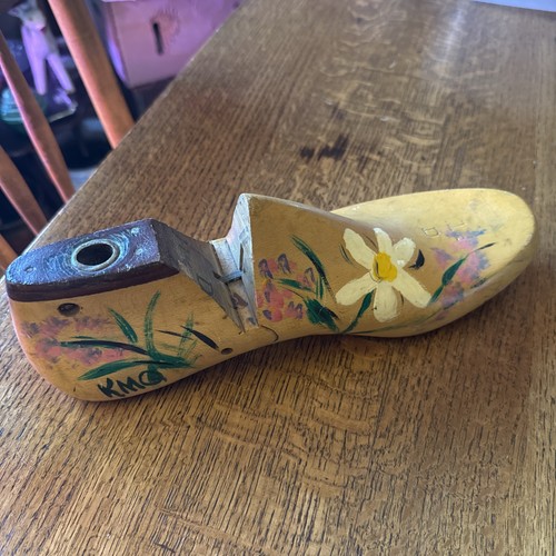 Vtg cobblers wooden shoe - cobblers,
