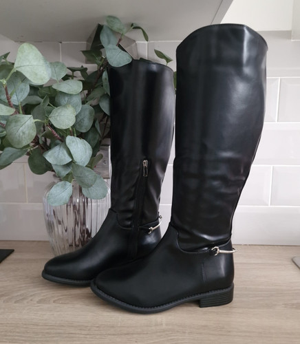 Women black knee high - knee,