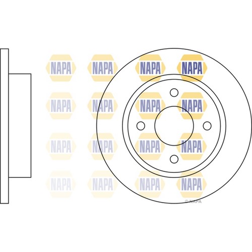 Brake discs solid - discs, for
