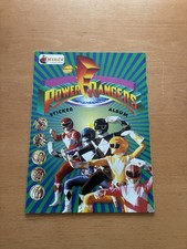Vintage Merlin Power Rangers Sticker Album With 7 Stickers
