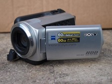 Sony Handycam DCR-SR37 HDD Camcorder with Zeiss Vario-Tessar Lens.