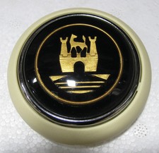 Horn Push w Gold & Ivory