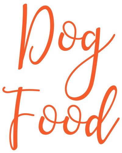 Dog food vinyl - dog, decal