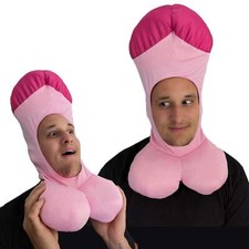Willy Hat Hoodie stag do hen do party penis costume hat funny Fancy Costume