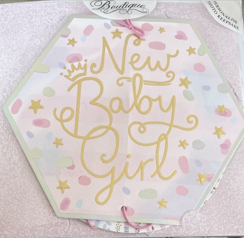 New baby girl - new, card