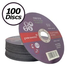 Parweld 125mm x 1mm (5") Thin stainless steel metal cutting discs (PACK OF 100)