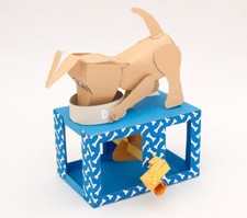 Paper Animation Kit craft kit christmas stocking filler gift Dogs Dinner