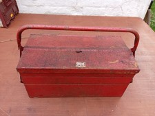 vintage Talco  metal toolbox. 