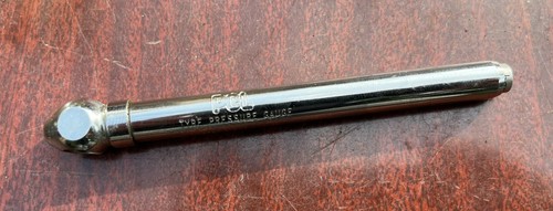 Vintage tyre pressure gauge - tyre,