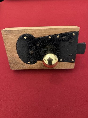 Antique wishbone rim latch - antique,