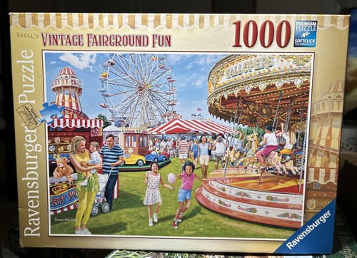 Vintage fairground fun jigsaw - vintage,