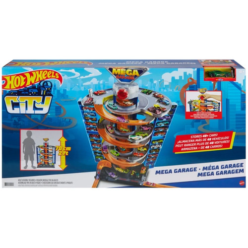 Hot wheels city mega - mega, garage