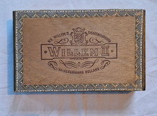 Willem II Wooden Cigar Box for