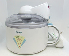 Philips Delizia HR 2303 Electronic White Ice Cream Maker. Tested & Functional