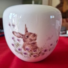 Wrendale bone china vase /