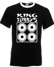 KING TUBBY'S TRIBUTE RINGER T-SHIRT (FOL Branded reggae dub sound system Tubby)