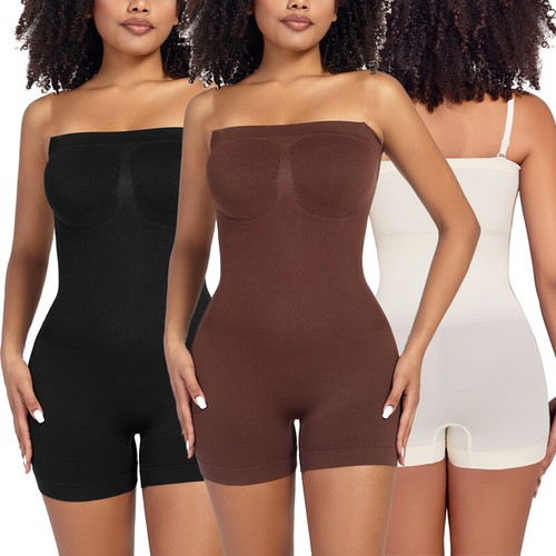 Strapless bodysuit shapewear - strapless,