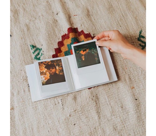 Polaroid white photo - white, album