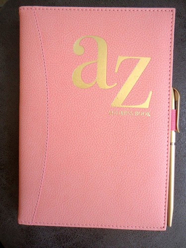 Pink gold alphabet telephone - gold,
