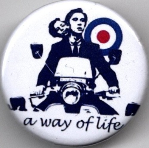 Mod pin badge way life - mod,