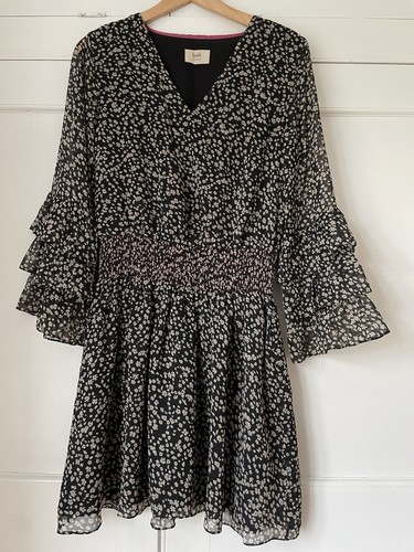 Hush chiffon frill - short, dress