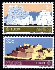 Malta 1983 Europa SG 712 - 713 Complete Set MNH Unmounted Mint