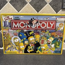 The Simpsons Monopoly Board Game 2003 Parker Bros 2-6 Players 8+  Complete