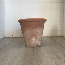 Large Vintage Terracotta Pot 19cm 19cm x 18cm bl61