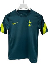 NIKE GREEN TOTTENHAM HOTSPUR TRAINING TOP SHIRT FOOTBALL KIDS AGE 10-12 YEARS