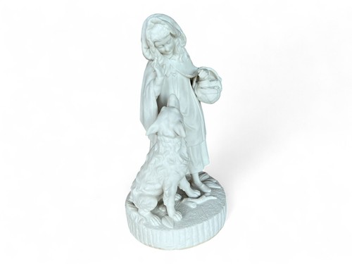 Parian porcelain red riding - red,
