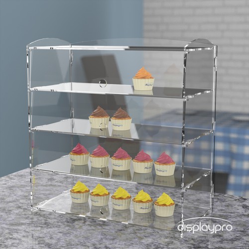 Acrylic bakery pastry display - bakery,