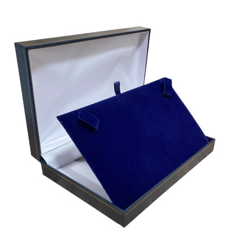 Luxury blue leatherette - blue,