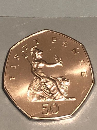 1993 50p britannia old - old, large