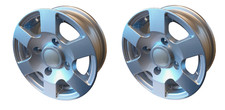 2 x TRAILER 13" ALLOY WHEEL