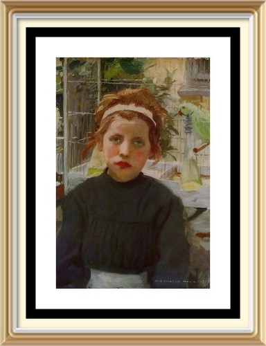 Old c1929 lithograph art - lithograph,