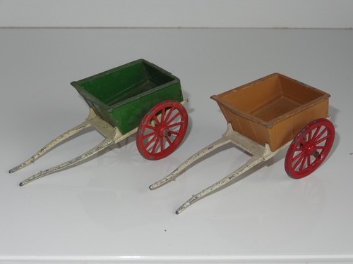 Britains horse drawn carts - britains,