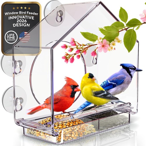 Window bird feeder - bird, 10.2''