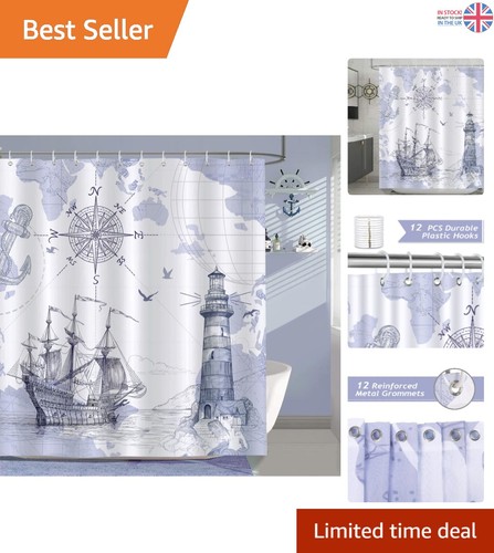 Classic nautical bathroom - nautical,