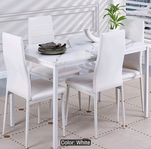 Dining table chairs set - 4,