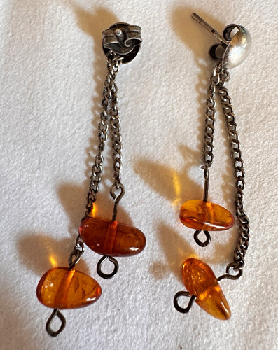 Sterling silver drop dangle - sterling,