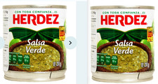 2 x Herdez Salsa Verde 210g – Authentic Mexican Green Salsa  Tomatillo & Chilli