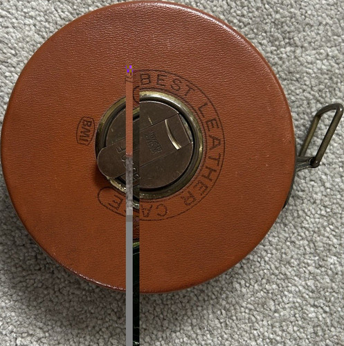 Bmi leather case vintage tape - case,