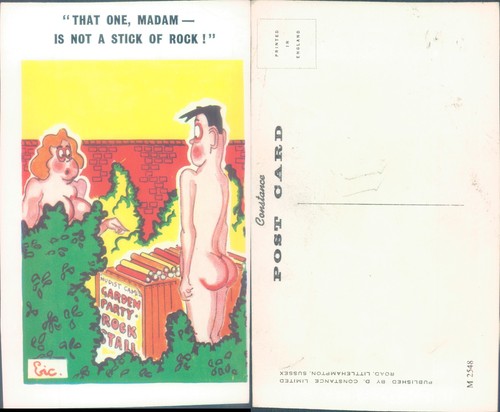 Comic nudist camp scene - , d