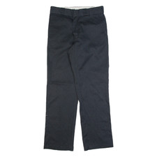 DICKIES Flex 874 Workwear Mens Trousers Black Regular Straight W33 L32