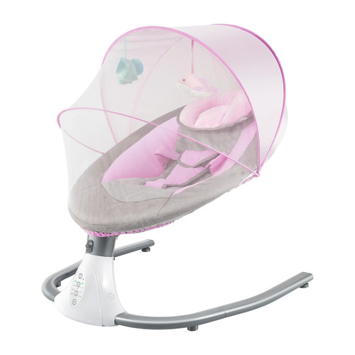 Pink electric baby - baby, swing